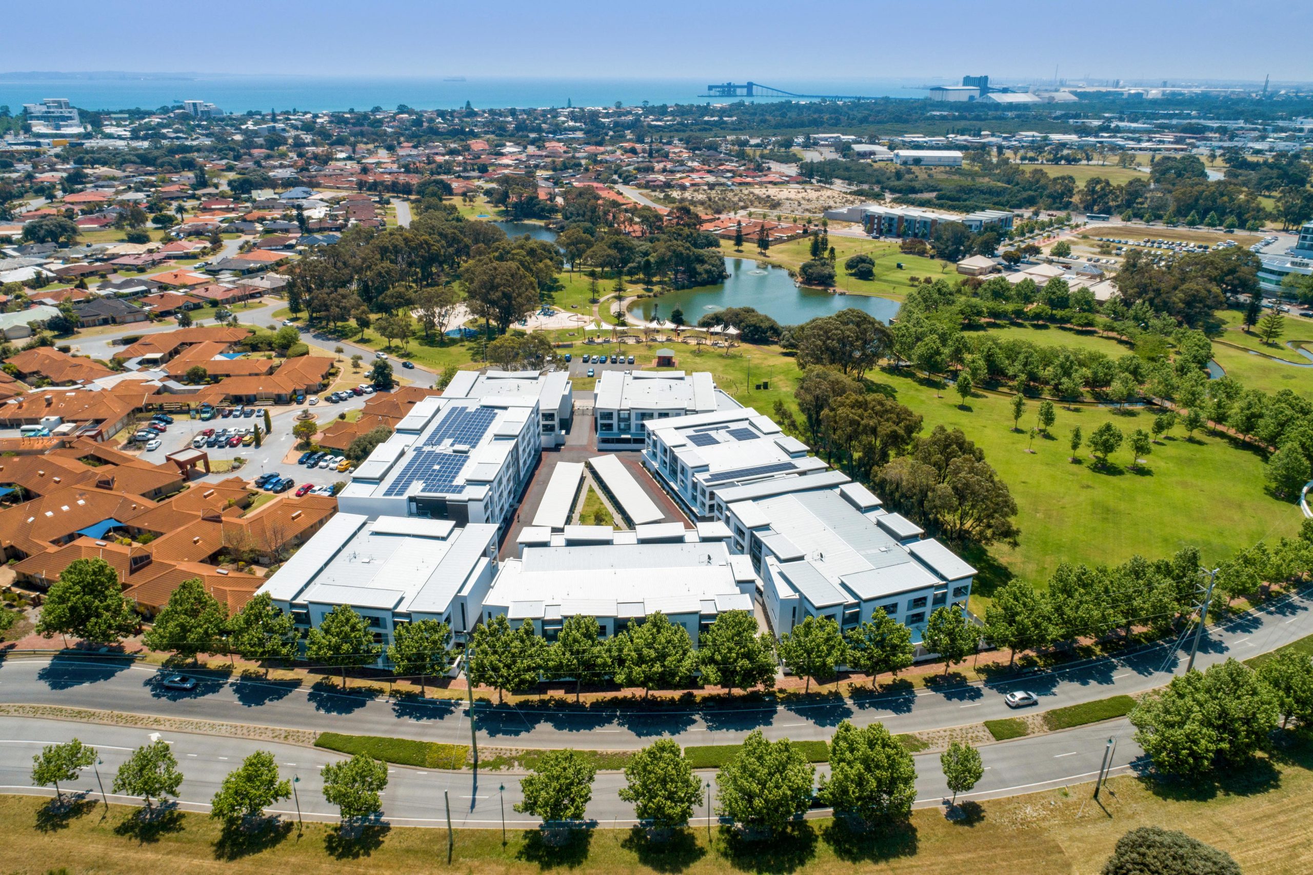 Rockingham aerial view