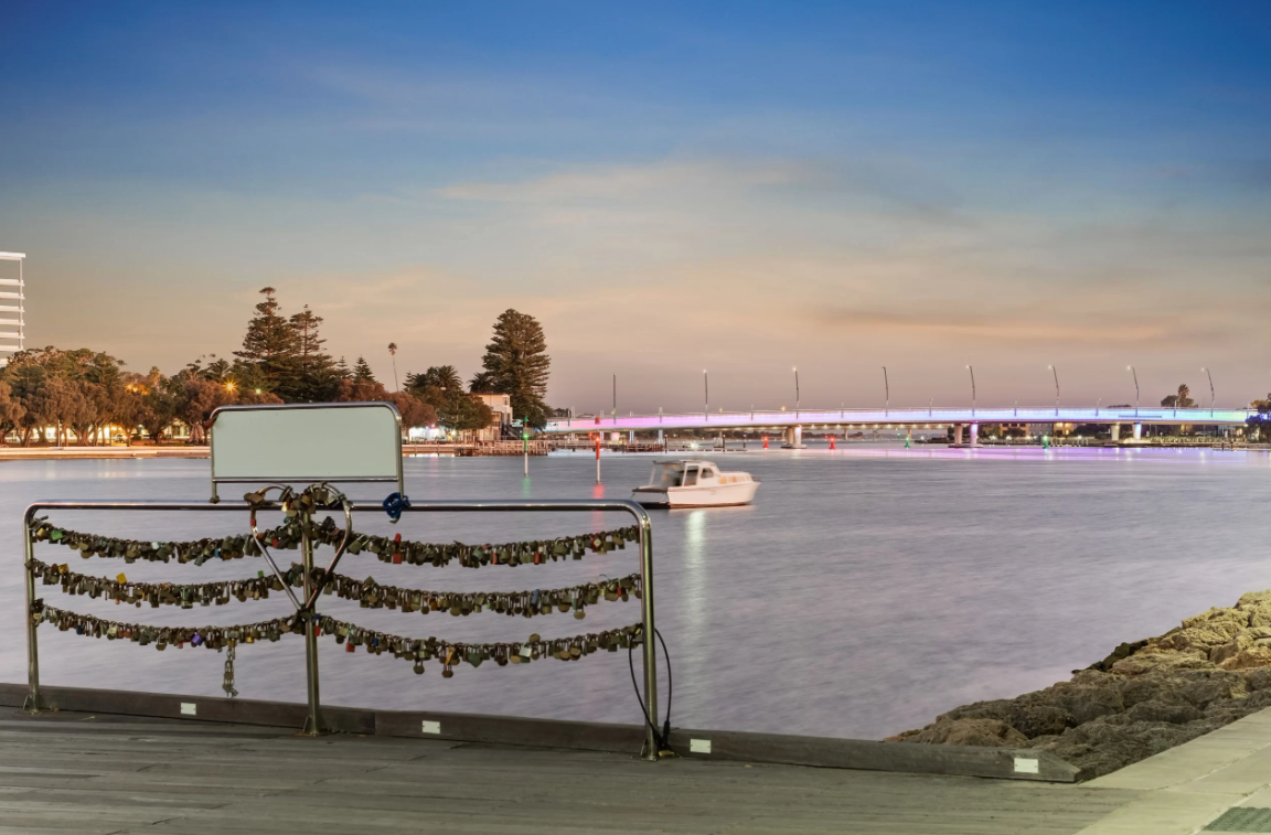 Waterfront view in the City of Kwinana, Western Australia